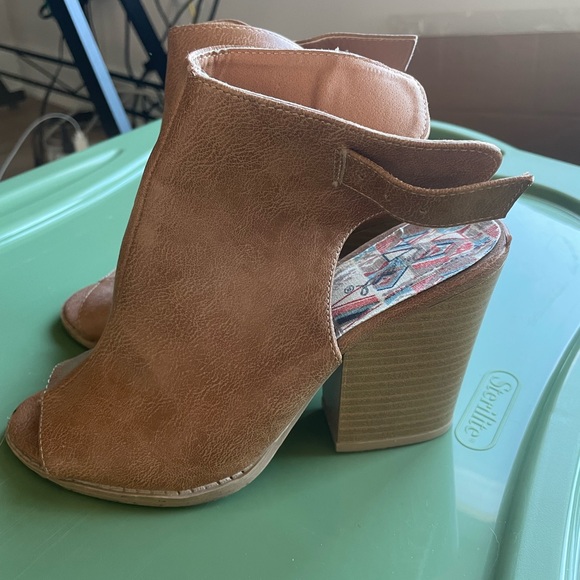 Charlotte Russe Shoes - Charlotte Russe Opened-Toe Booties